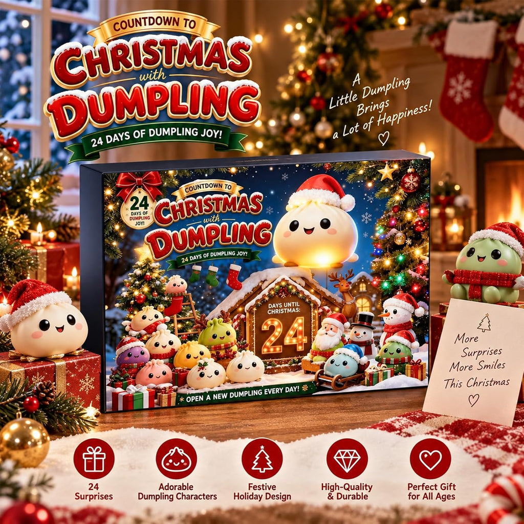 Calendario de Adviento con 24 Squishys Sorpresa